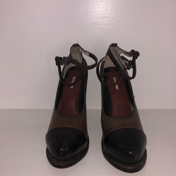 New Leon Max distressed leather platforms - Picture 4 of 5